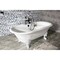 Aqua Eden Clawfoot Bathtubs, 72 L, 31.88 W, White, Cast Iron VCT7DE7232NLW - alternate 5